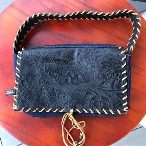 Sandra Leal Denim & Leather Western Look Purse